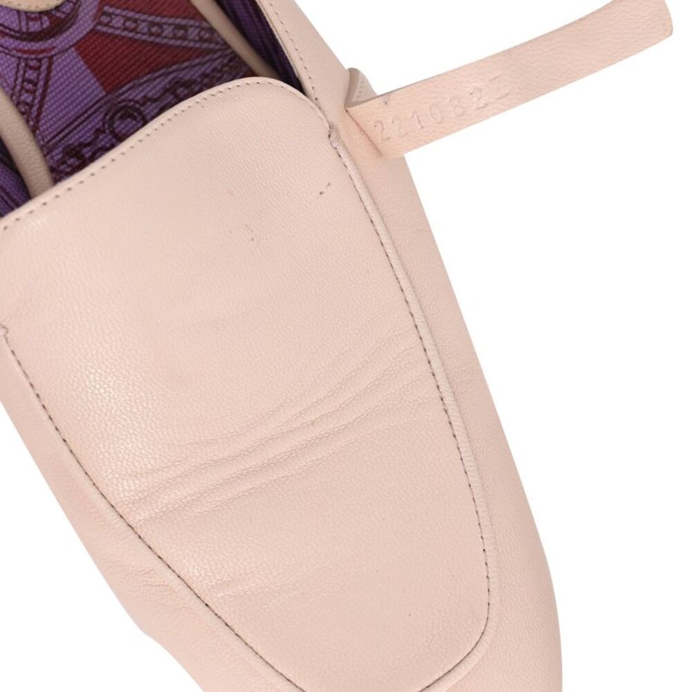 Hermès Oz Mules in Beige Leather - Picture 12 of 12
